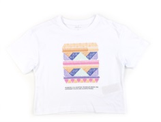 Name It bright white/silt green loose short t-shirt